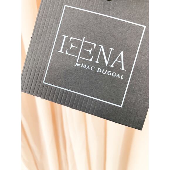 MAC DUGGAL Dress Size 4 Evening Gown Blush Pink NEW High Neck Chiffon - Picture 3 of 9